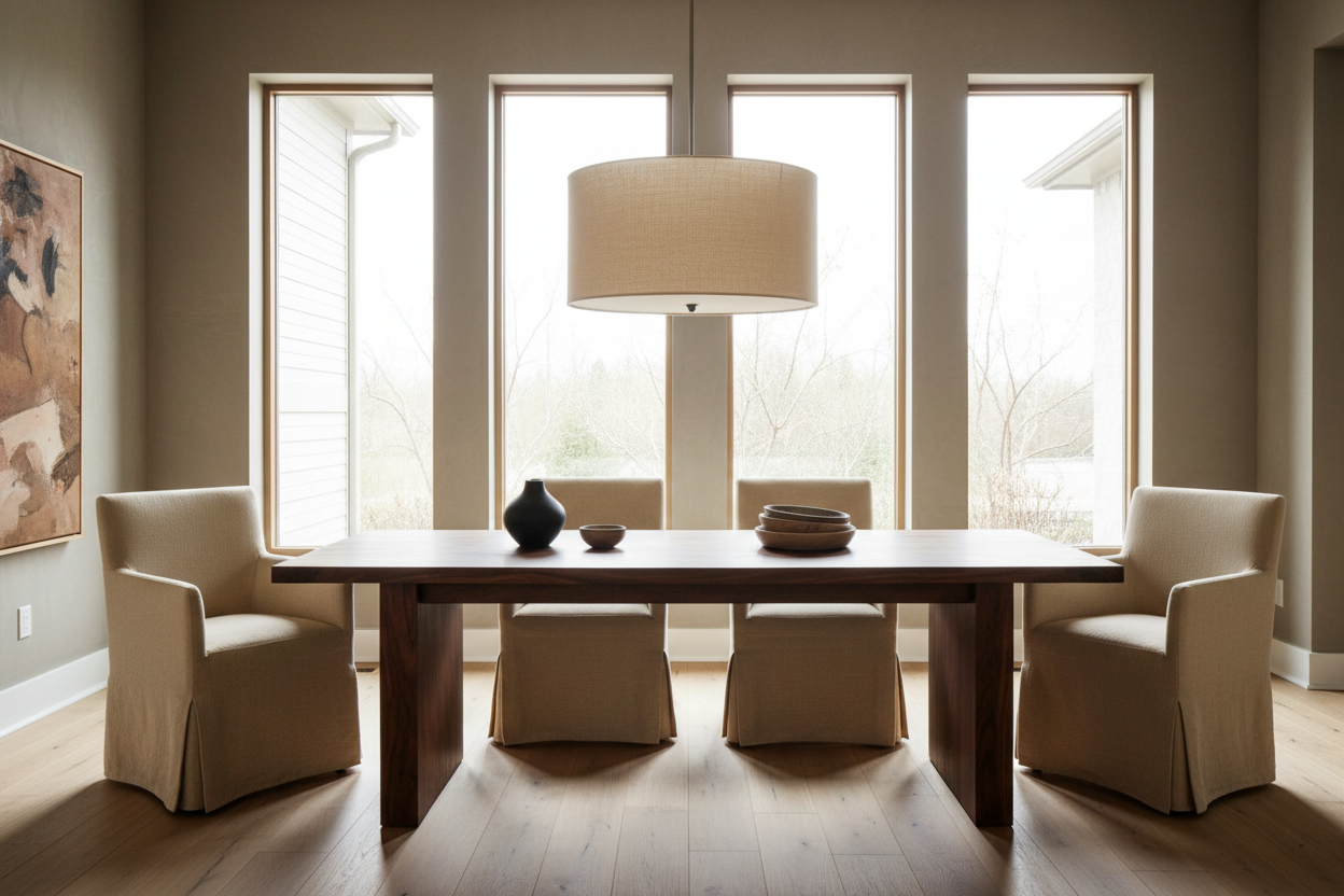 Solid Wood Dining Table Size Guide: Dimensions, Seating & Clearance