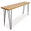 Solid Narrow Oak Desk