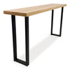 Solid Narrow Oak Desk