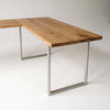 Solid White Oak L-Shaped Desk