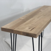Solid Maple Narrow Console Table