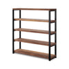 Verona Industrial Wood Bookshelf