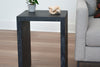 Black Waterfall End Table