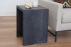 Black Waterfall End Table