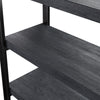 Verona Industrial Tall Black Bookshelf