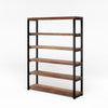 Verona Industrial Wood Bookshelf