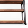 Verona Industrial Tall Walnut Bookshelf