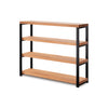 Verona Industrial Wood Bookshelf