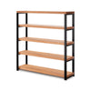 Verona Industrial Wood Bookshelf