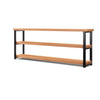 Verona Industrial Oak Low Bookshelf
