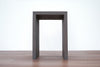 Dark Grey Waterfall End Table