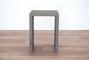 Light Grey Waterfall End Table