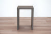 Dark Grey Waterfall End Table