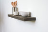 Dark Grey Floating Shelf
