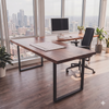Solid Wood L-Shaped Desk – Walnut & White Oak | Artisan Born