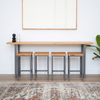 Solid White Oak Bar Table - Custom Sizes - Bar Height Table