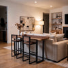 Live Edge Walnut Sofa Bar Table With Edge