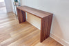 Demi Walnut Waterfall Console Table