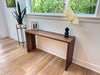 Demi Walnut Waterfall Console Table