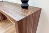 Demi Walnut Waterfall Console Table