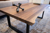 Live Edge Solid Walnut Coffee Table