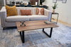 Live Edge Solid Walnut Coffee Table