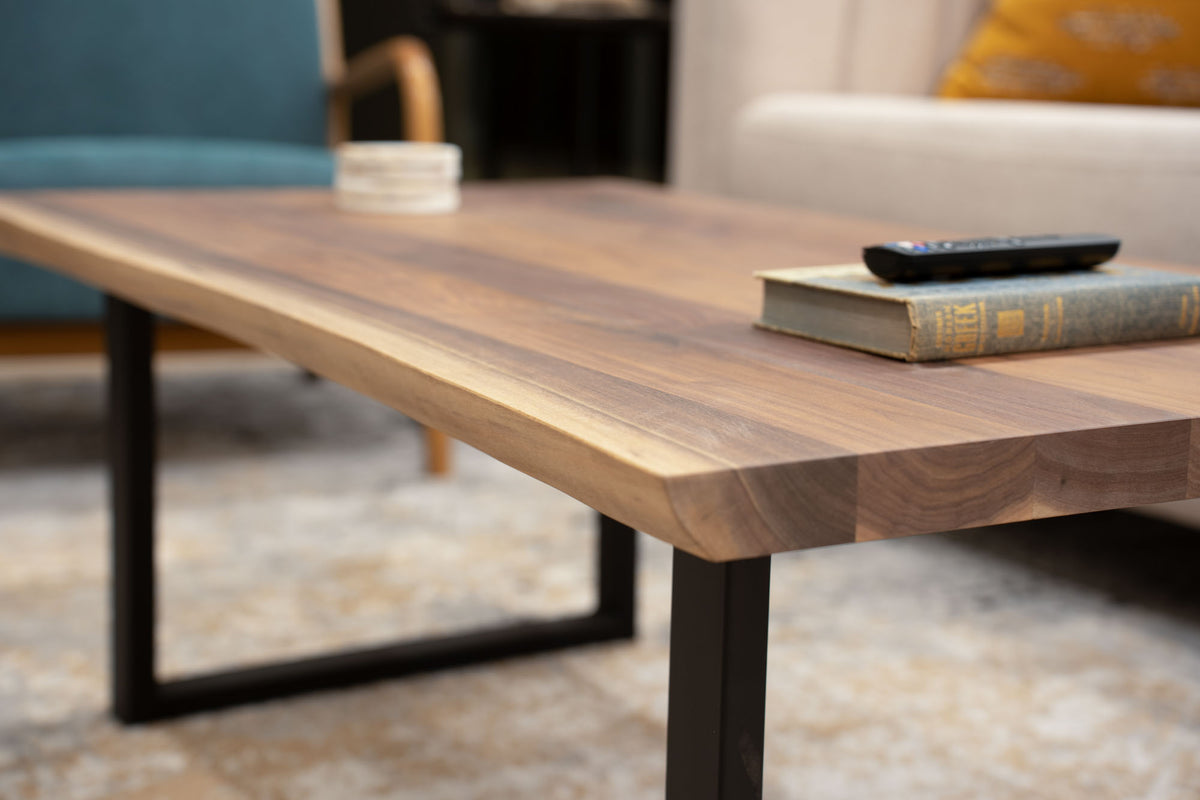 Live Edge Solid Walnut Coffee Table– Artisan Born