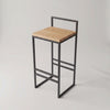 Contour Oak Bar Stool