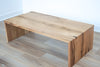 Modern Oak Waterfall Coffee Table