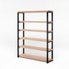 Verona Industrial Wood Bookshelf