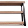Verona Industrial Oak Low Bookshelf