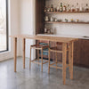 The Ashton - Solid White Oak Bar Table