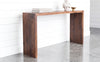 Modern Walnut Waterfall Console Table