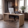 Oak Waterfall Desk
