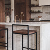 Contour Walnut Bar Stool