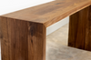 Modern Oak Waterfall Console Table