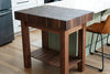 Walnut Butcher Block Kitchen Island