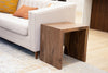 Modern Walnut waterfall End Table