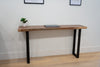 Handmade Live Edge Walnut Narrow Desk