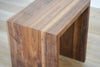 Modern Walnut waterfall End Table