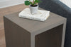 Dark Grey Waterfall End Table