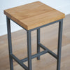 Solid White Oak Bar Stool