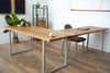 Solid White Oak L-Shaped Desk