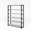 Verona Industrial Tall White Bookshelf