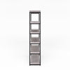Verona Industrial Tall White Bookshelf