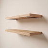 Modern Oak Wall Shelves
