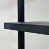 Milano Modern Black Bookshelf
