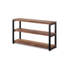 Verona Industrial Wood Low Bookshelf