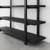Milano Modern Black Bookshelf