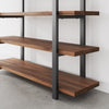 Milano Modern Walnut Bookshelf